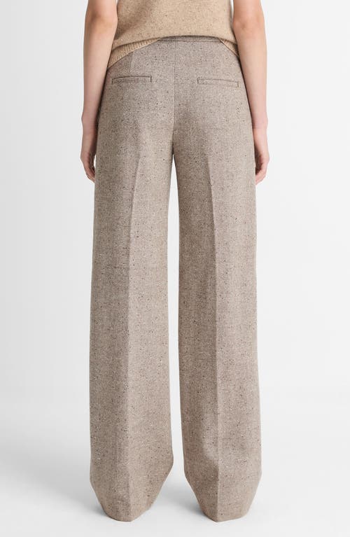 Vince Donegal Wide Leg Pants In Gray