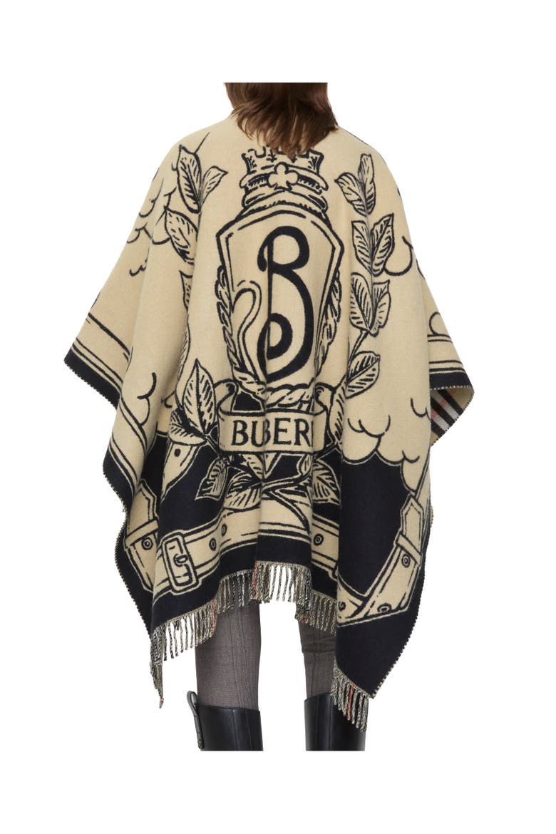 Stormy Knight Wool Cape, Alternate, color, Sand beige
