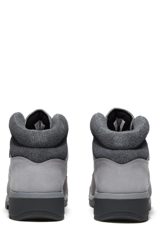 Timberland Field Waterproof Boot In Medium Grey Nubuck