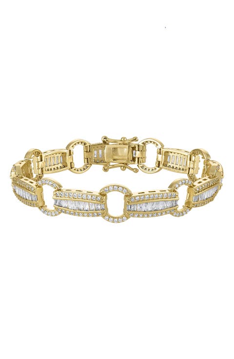 Cubic Zirconia Line Bracelet