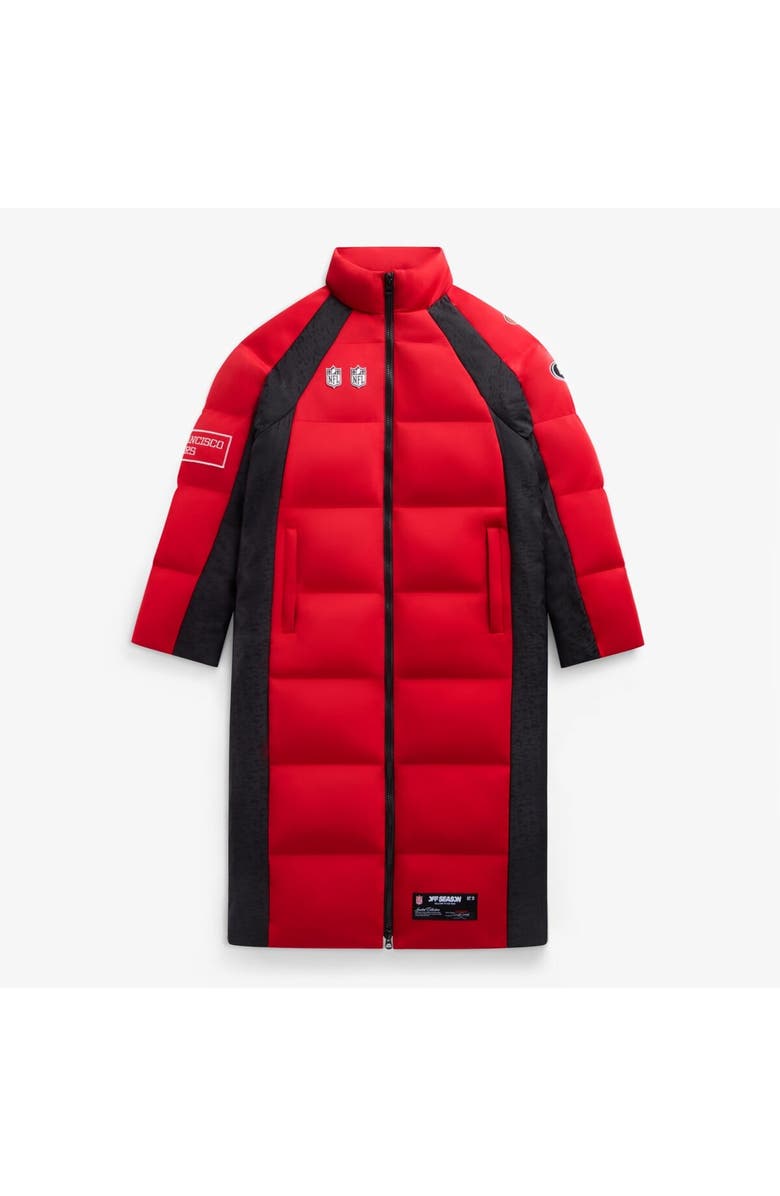 Off Season Unisex Scarlet San Francisco 49ers Long Team Puffer Coat, Main, color, Scarlet