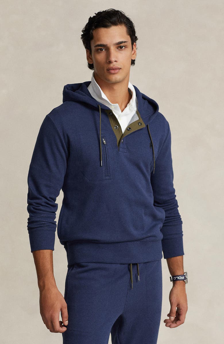Polo Ralph Lauren Expedition Cotton Blend Terry Hoodie, Alternate, color,