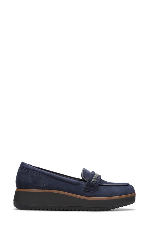 Clarks ® Zylah Shine Loafer In Blue