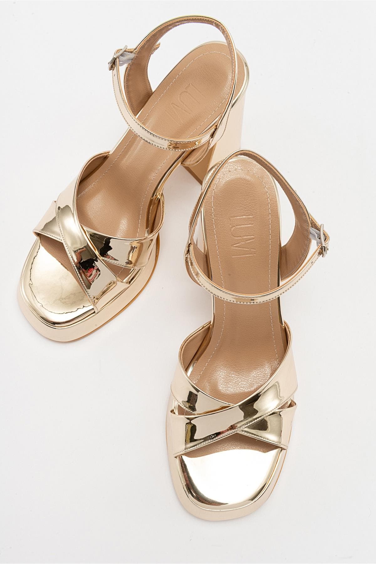 Yvonne Platform Sandals, Alternate, color, Gold