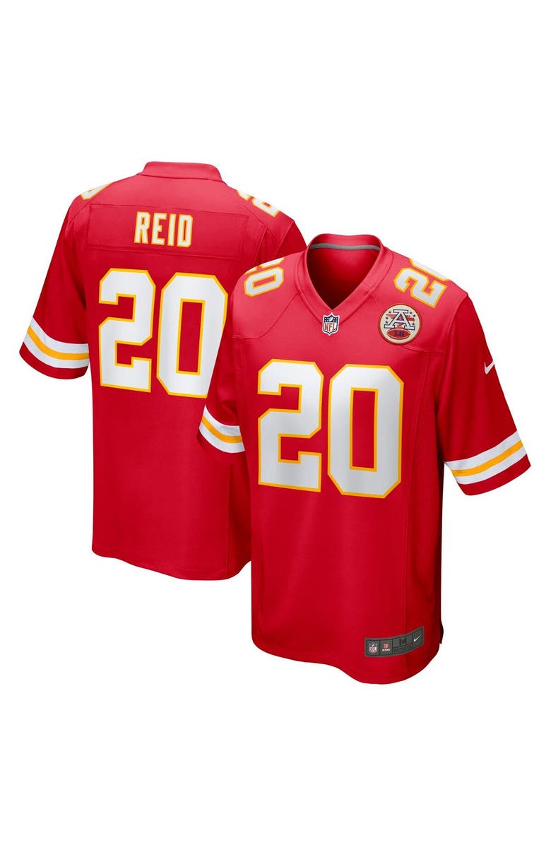 Nike Men's Nike Justin Reid Red Kansas City Chiefs Game Jersey, Main, color, Red