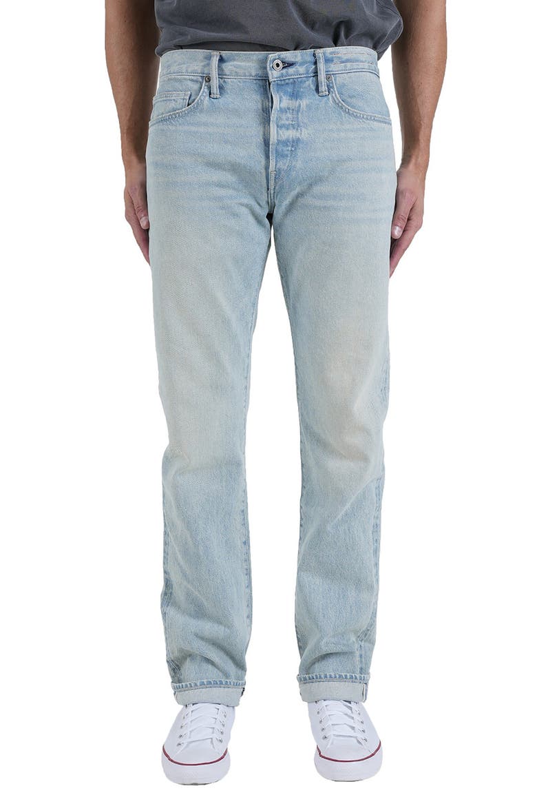The Hammer Straight Leg 12.5-Ounce Selvedge Baggy Jeans, Main, color, HUEY