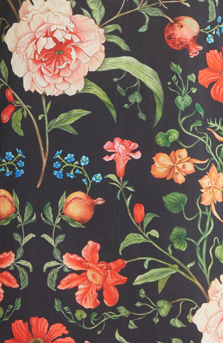 Desmond & Dempsey Floral Cotton Nightgown, Alternate, color,