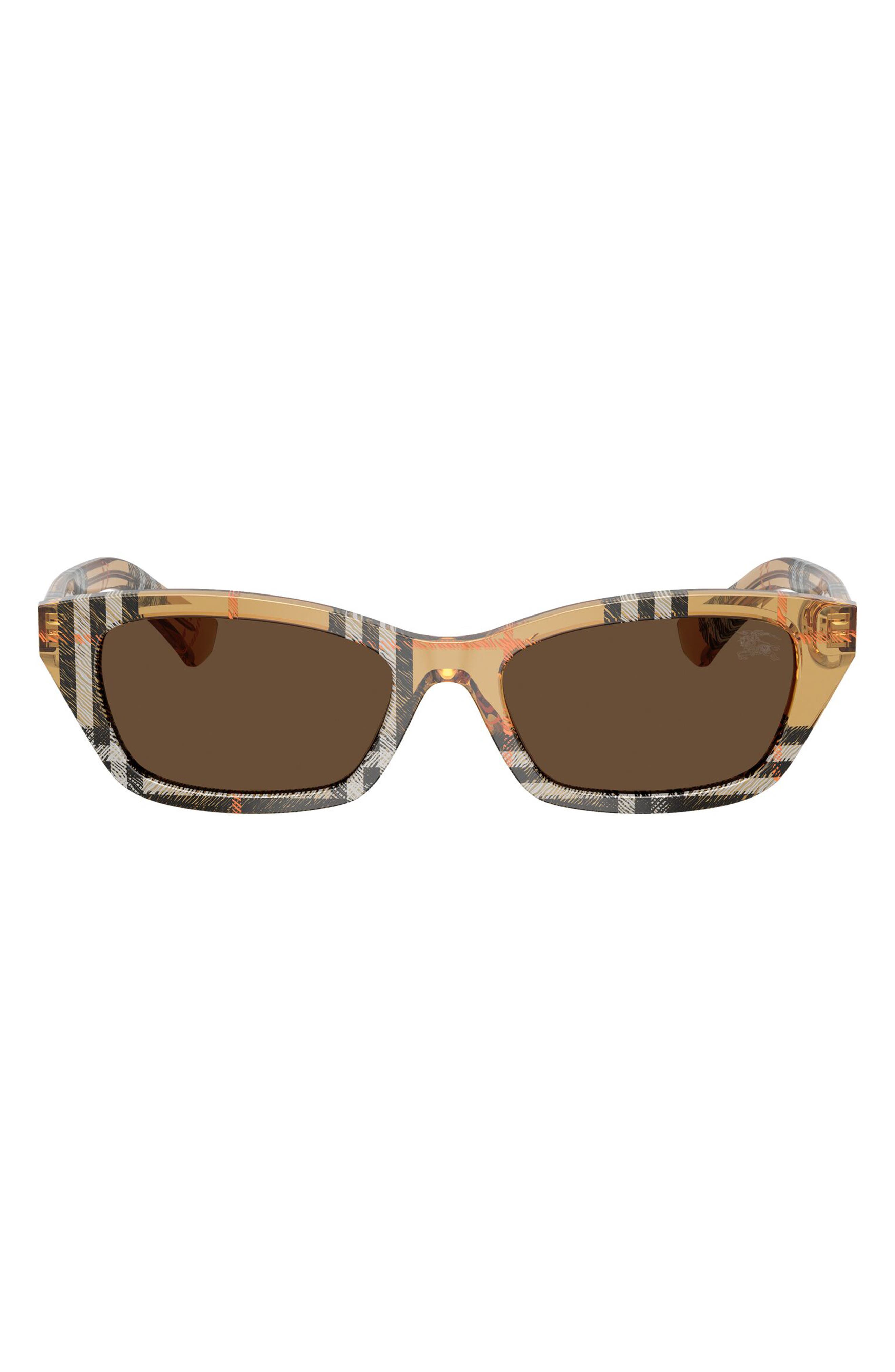 CHECK SAND / DARK BROWN