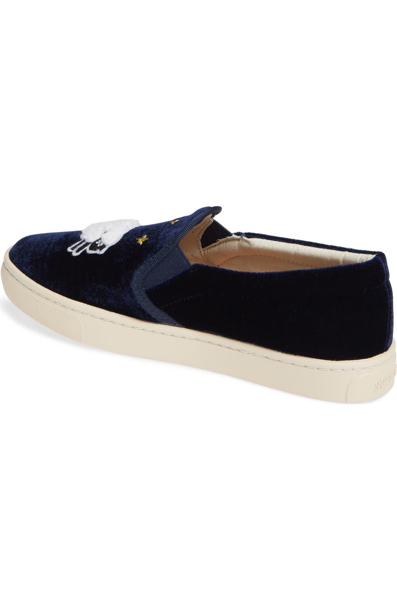 Soludos Appliqué Slip-On Sneaker, Alternate, color,