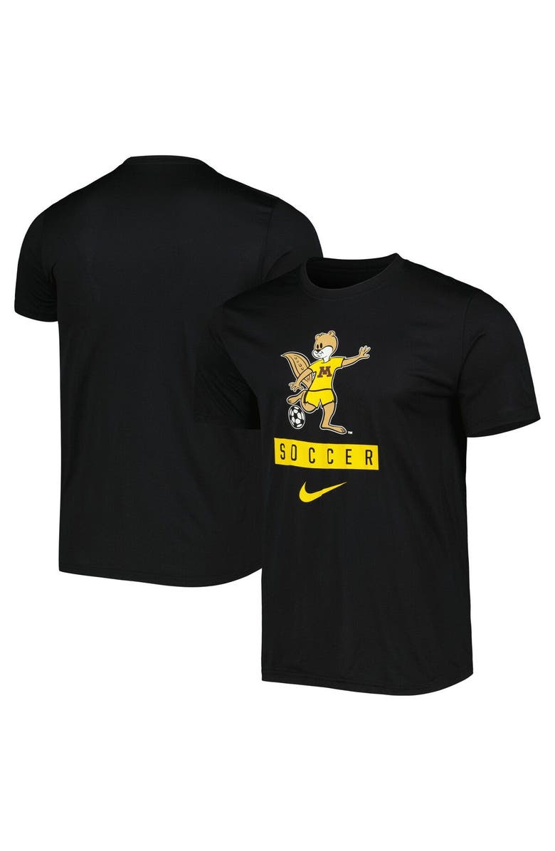 Nike Men's Nike Black Minnesota Golden Gophers Goldy Soccer Legend Performance T-Shirt, Main, color, 