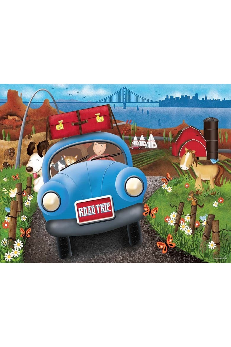 Road Trip 63 piece Jigsaw Puzzle for Adults, Alternate, color, Multicolor