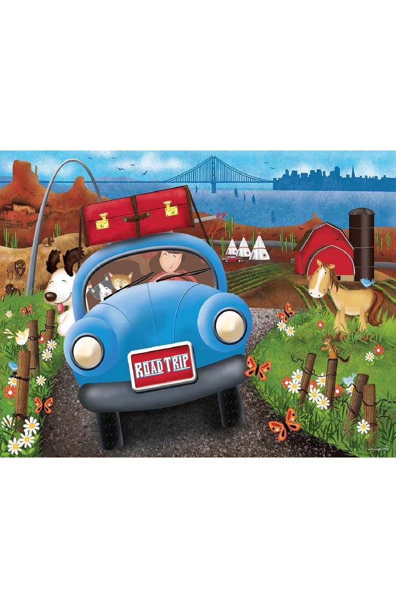 Sunsout Road Trip 63 piece Jigsaw Puzzle for Adults, Alternate, color, Multicolor