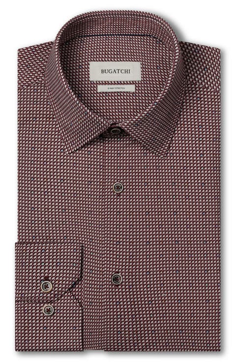 James OoohCotton® Micro Print Button-Up Shirt