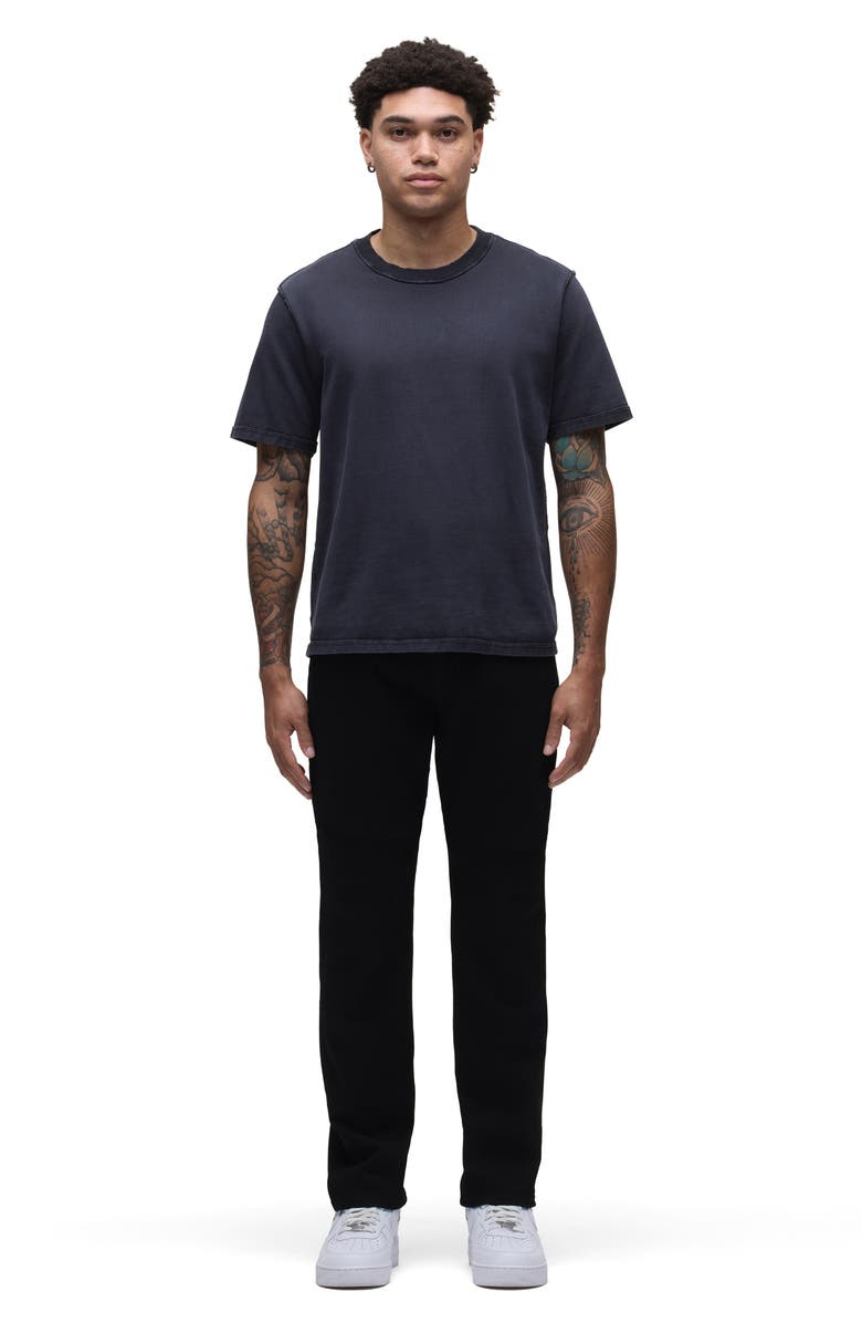 Hudson Jeans Blake Slim Straight Leg Jeans, Alternate, color, Raven