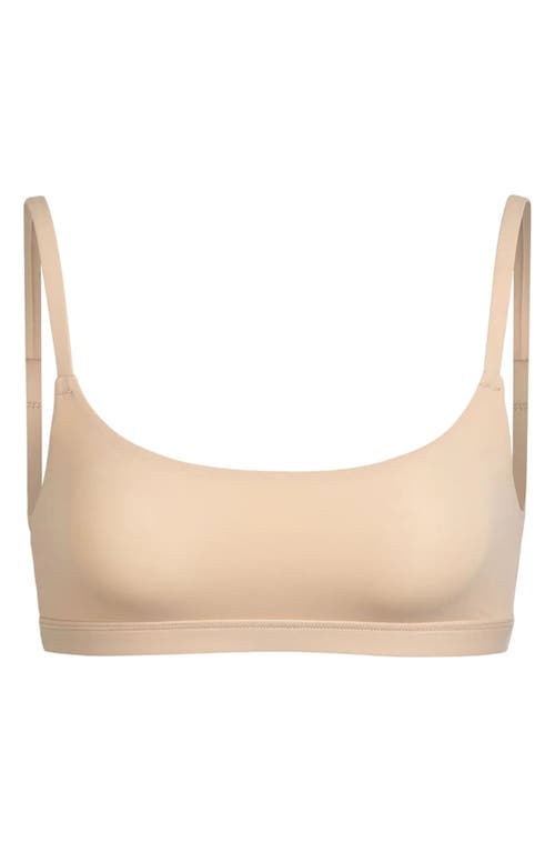 Shop Skims Fits Everybody Scoop Bralette In Clay