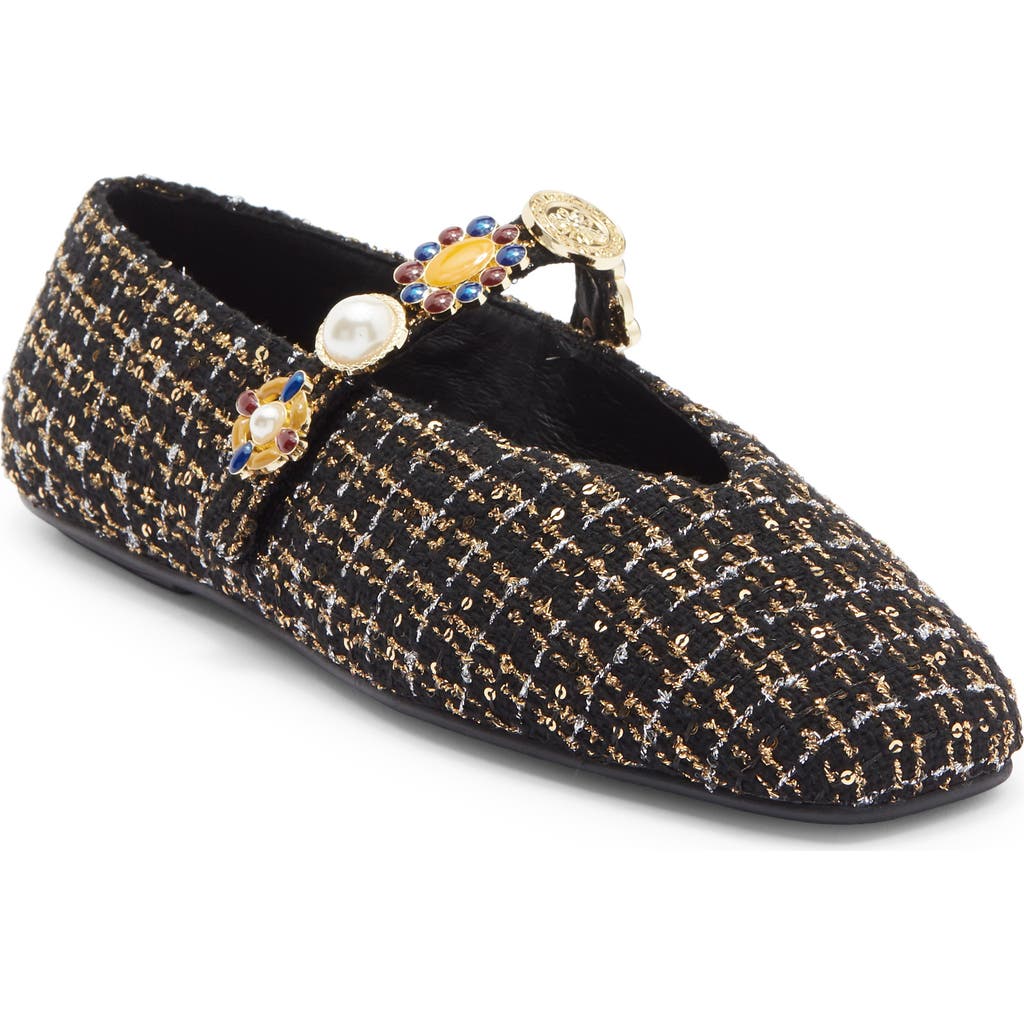 Jeffrey Campbell Amarissa Mary Jane Flat In Black