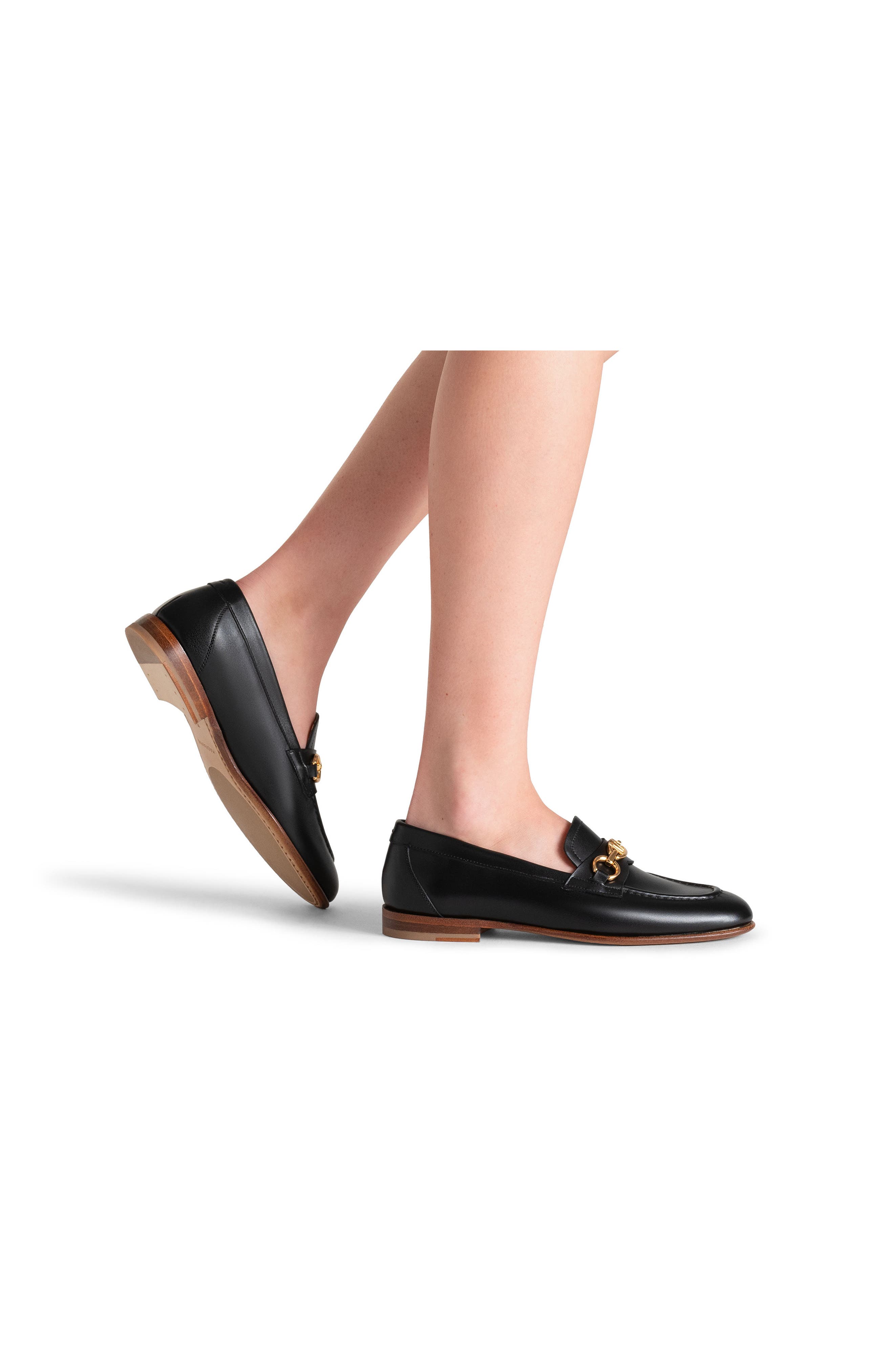 Magnanni Sevilla Bit Loafer, Alternate, color, Black