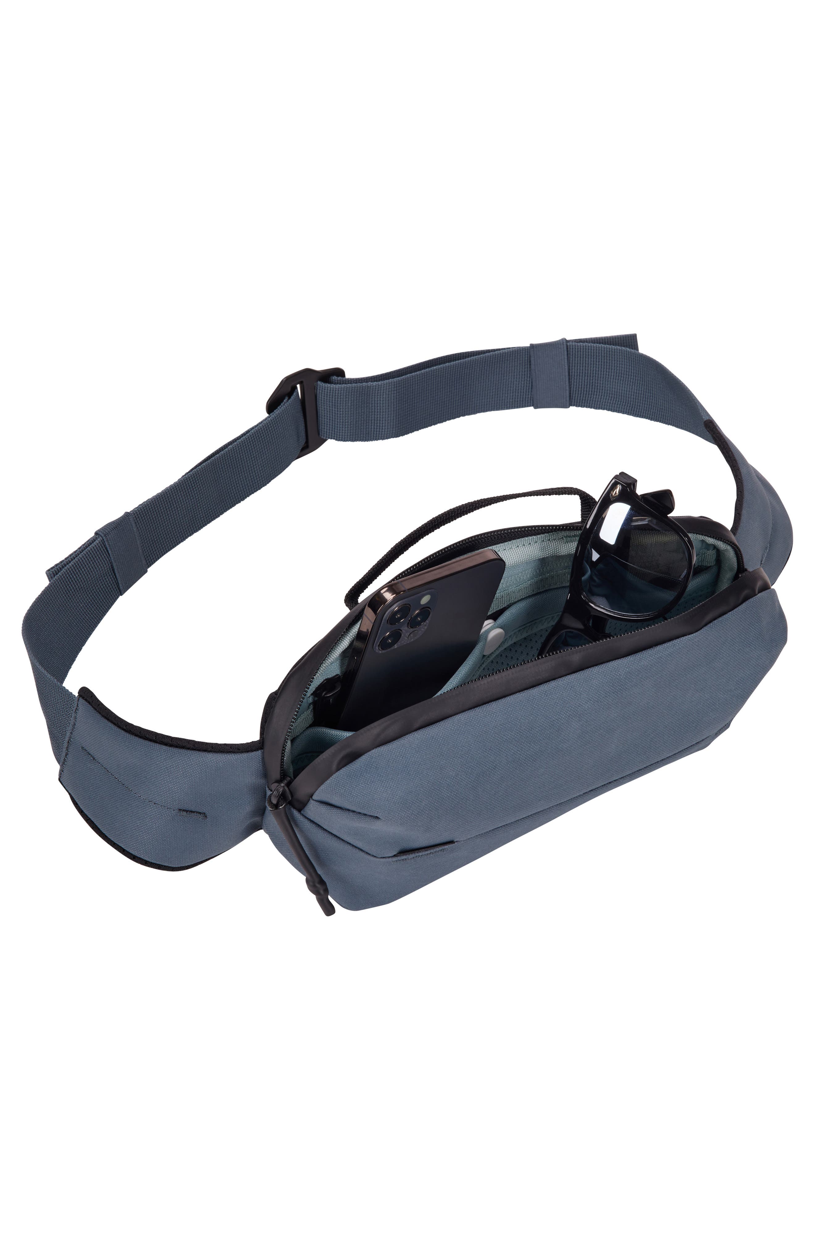 Aion Sling Belt Bag, Alternate, color, DARK SLATE