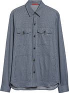 ISAIA The Check Cotton & Silk Overshirt