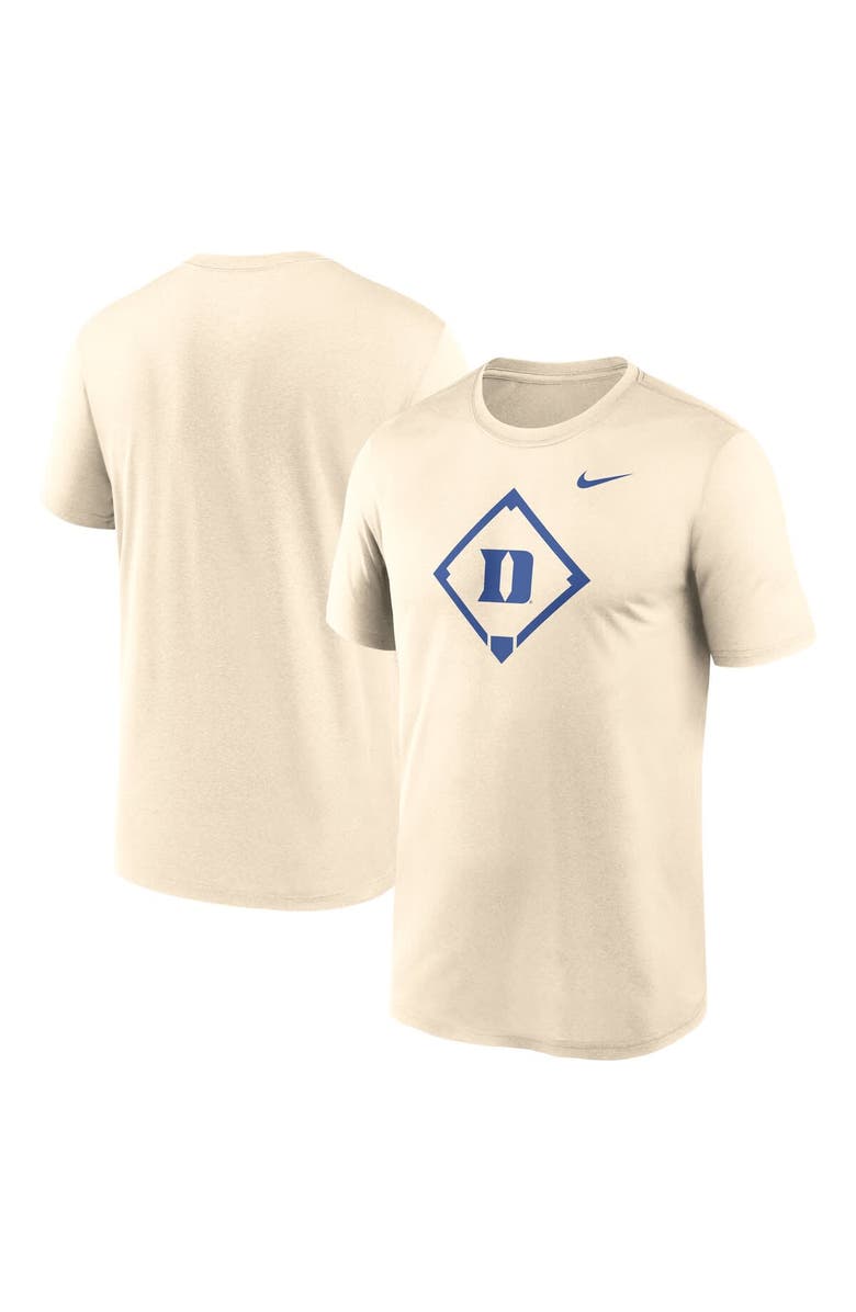 Nike Men's Nike Cream Duke Blue Devils Legend Baseball Icon Performance T-Shirt, Main, color, Cream