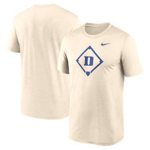 Men's Nike Cream Duke Blue Devils Legend Baseball Icon Performance T-Shirt