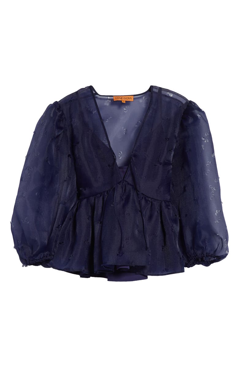 Stine Goya Floral Organza Top, Alternate, color, Ditzy Floral