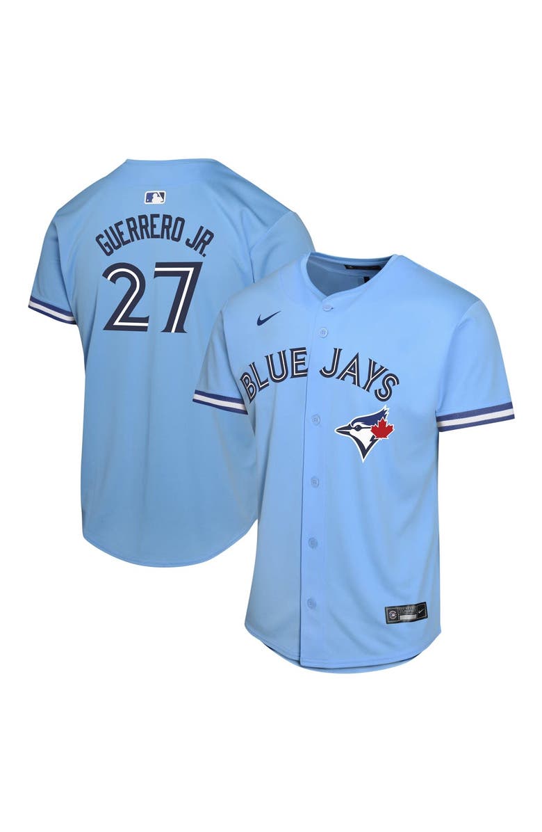 Nike Youth Nike Vladimir Guerrero Jr. Powder Blue Toronto Blue Jays Alternate Player Game Jersey, Main, color, 