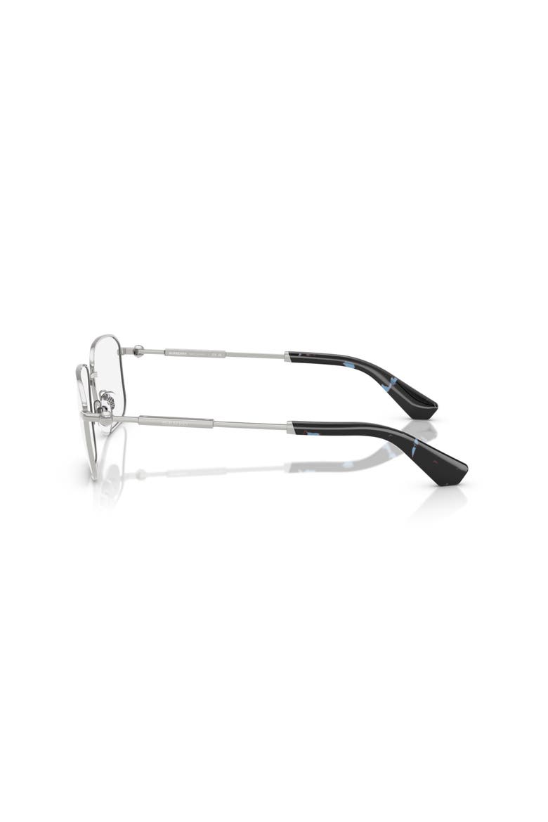 54mm Rectangle optical glasses, Alternate, color, Silver