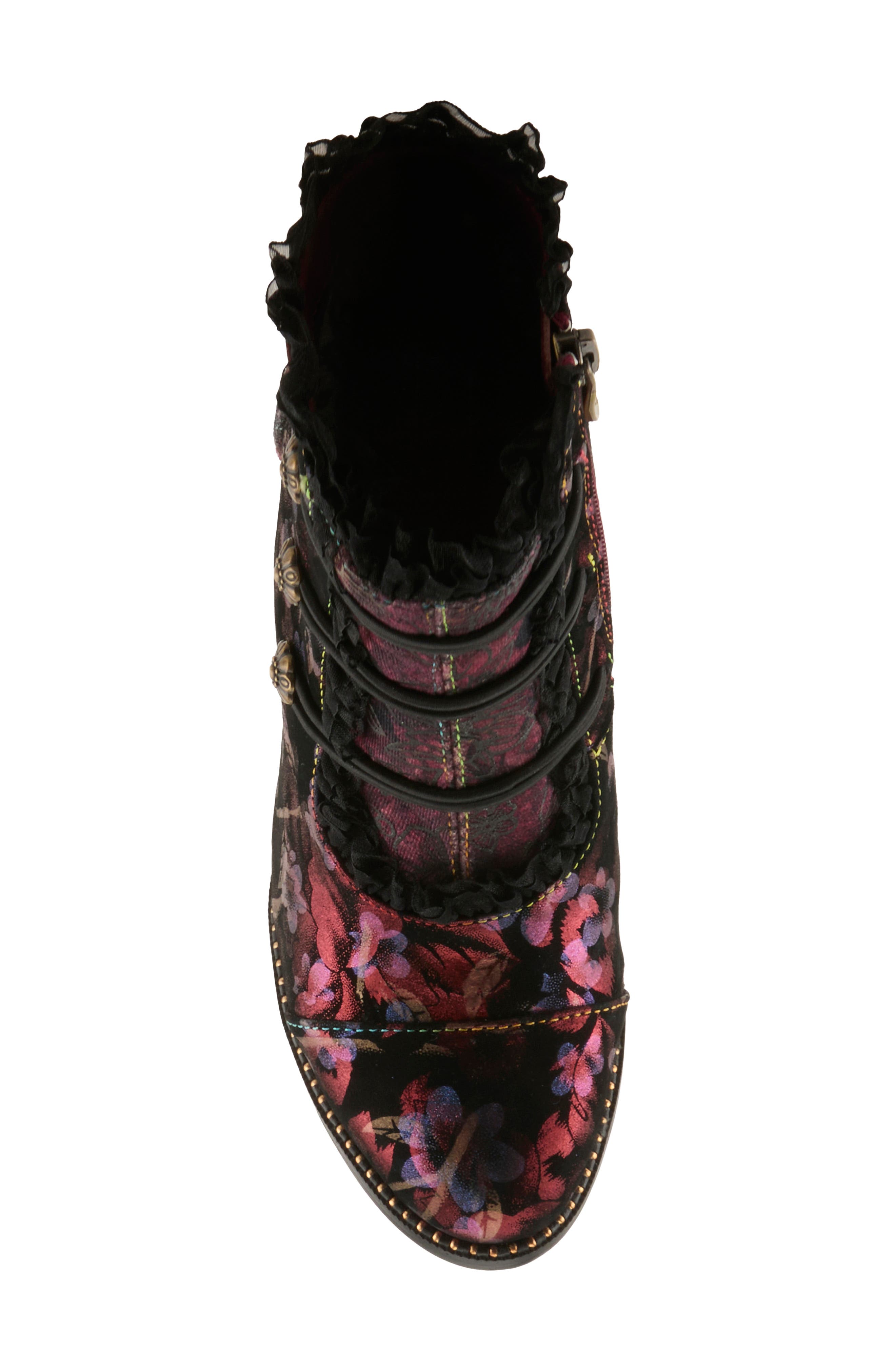 Boldaslove Bootie, Alternate, color, BORDEAUX MULTI