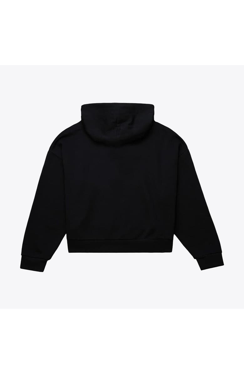 Mitchell & Ness Women's Mitchell & Ness Black Los Angeles Dodgers Back 2 Back Trophies Cropped Hoodie, Alternate, color, Black