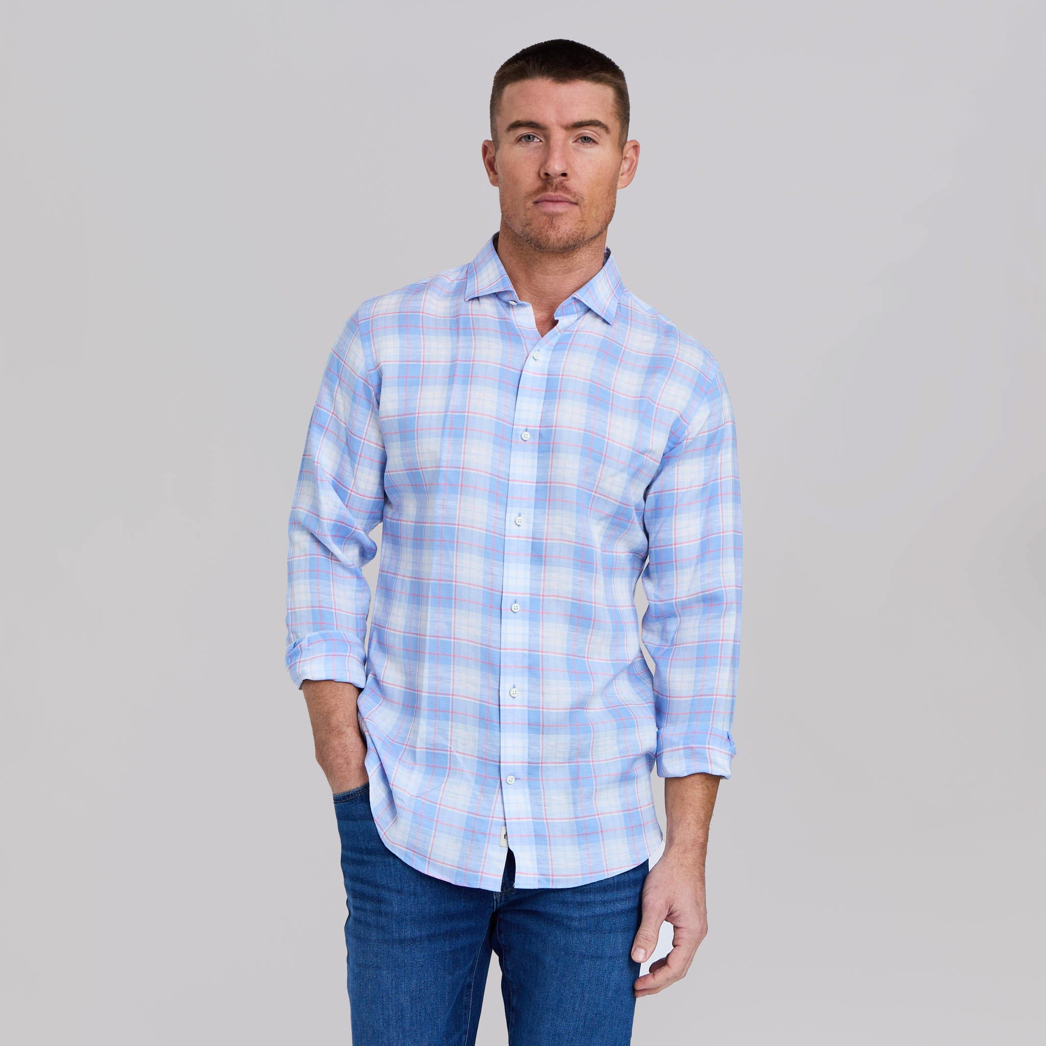 Blue/Red Plaid