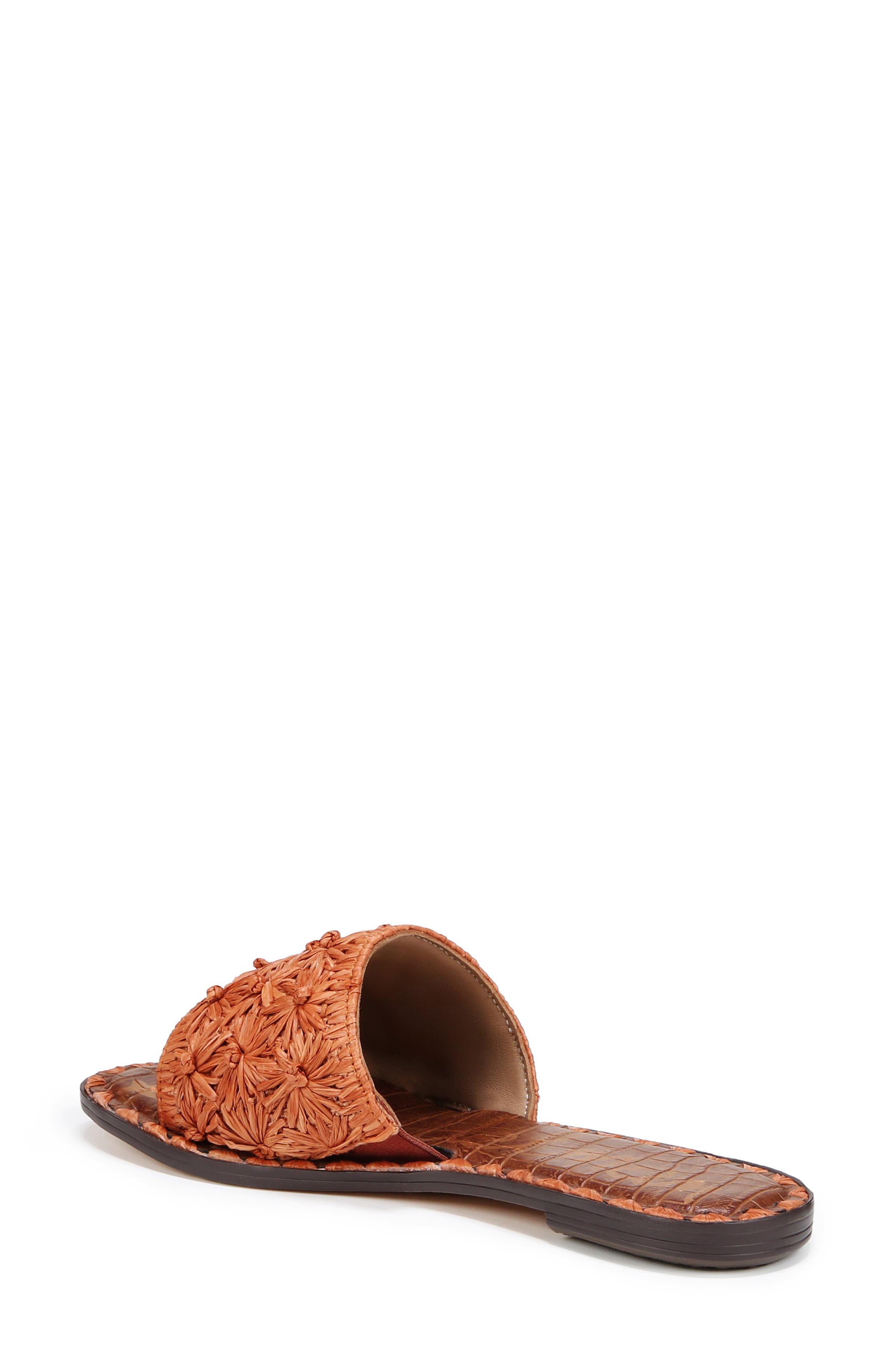 Sam Edelman Giovanna Raffia Slide Sandal, Alternate, color, 