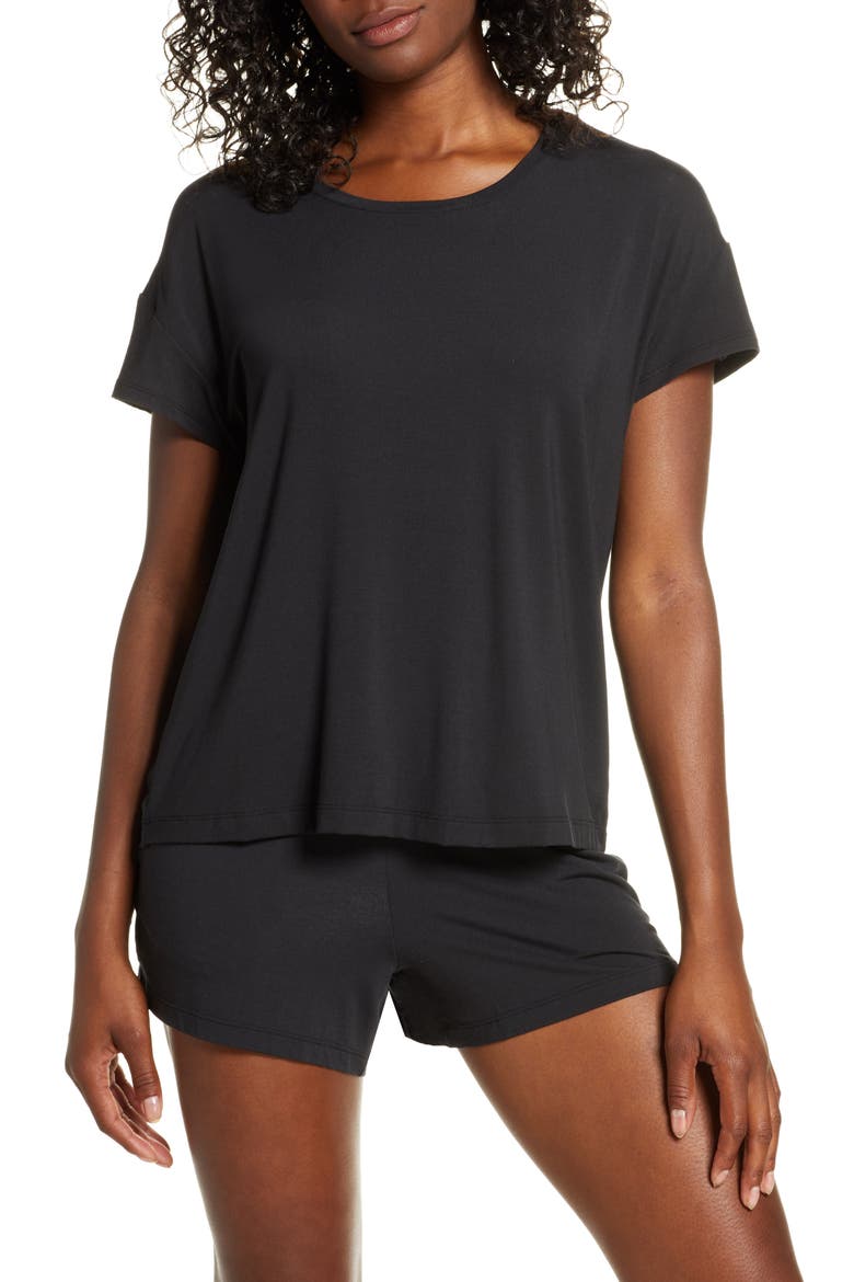 Pajama Tee, Main, color, BLACK