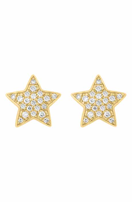 EFFY Diamond Pavé Star Stud Earrings