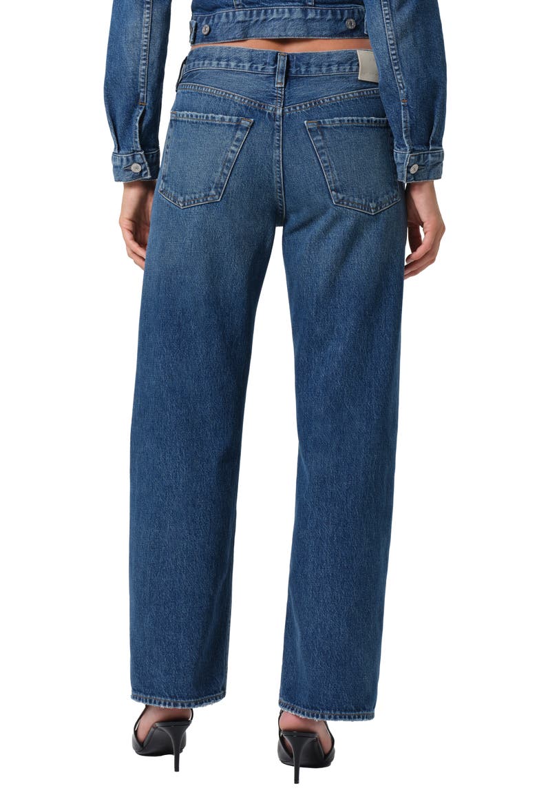 Lindz Low Rise Easy Straight Leg Jeans, Alternate, color, LIRO MD INDIGO