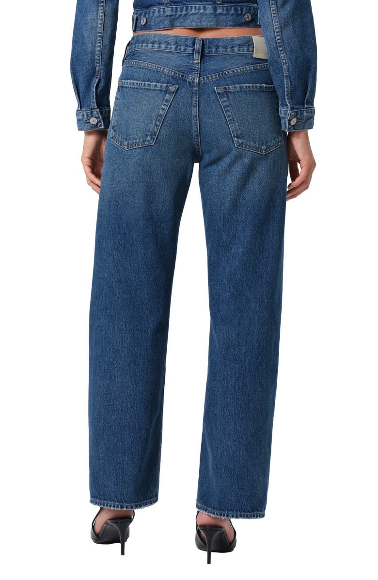 Citizens of Humanity Lindz Low Rise Easy Straight Leg Jeans, Alternate, color, Liro Md Indigo