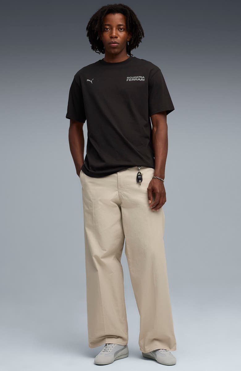 PUMA Scuderia Ferrari Lifestyle Graphic T-Shirt, Alternate, color, Puma Black