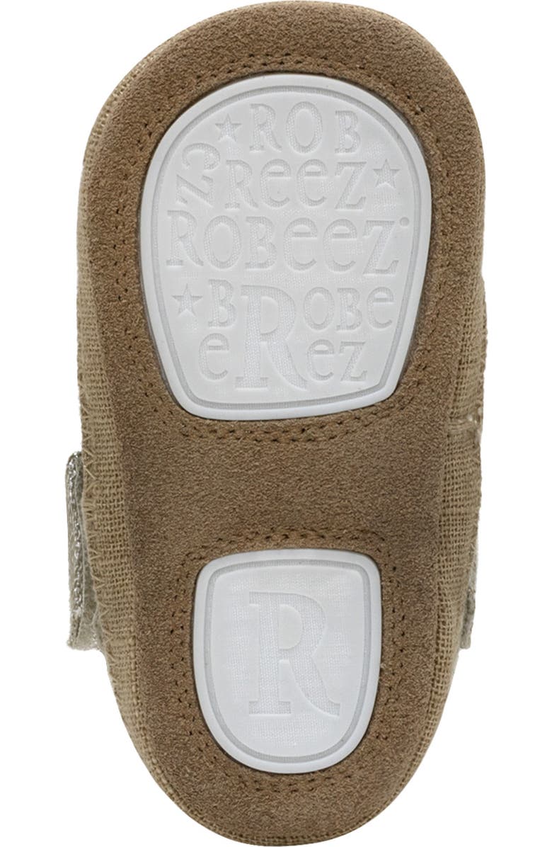 Robeez<sup>®</sup> Kids' Daisies Crib Shoe, Alternate, color, Tan