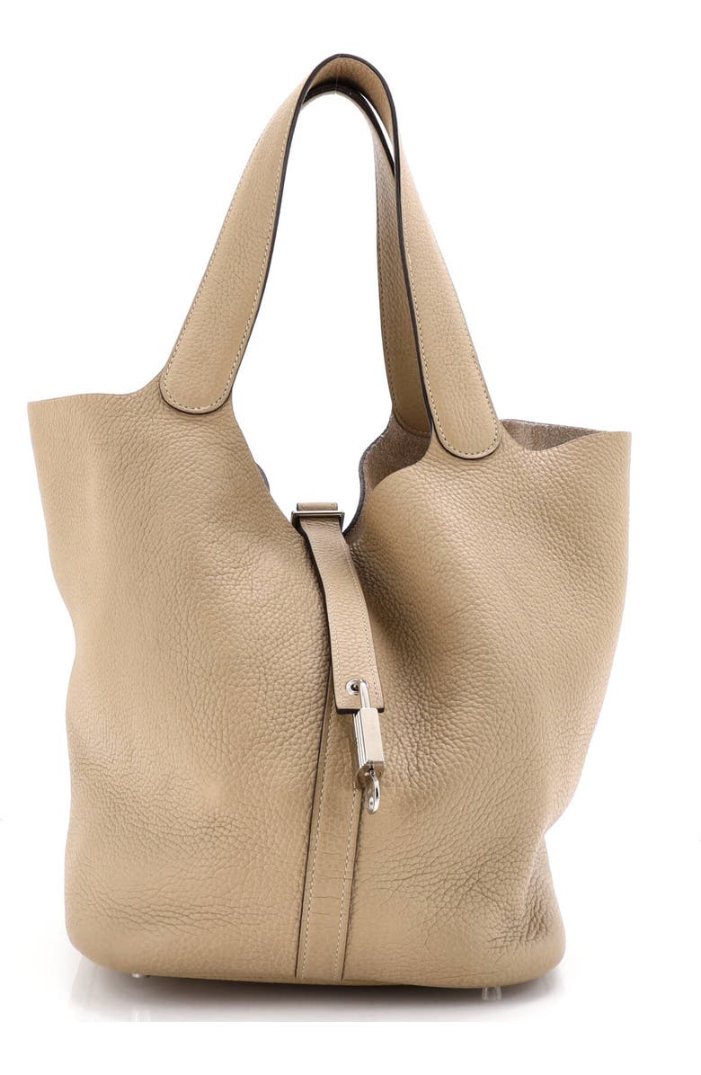 Pre-Owned Hermes Picotin Lock Bag Clemence GM, Main, color, Trench