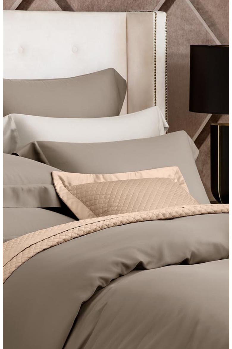 Sensa Duvet Cover, Alternate, color, Brown