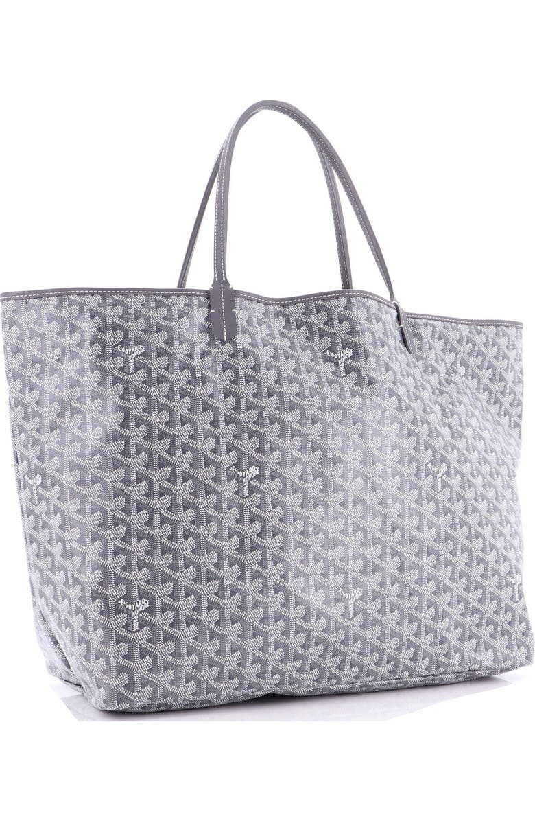 Pre-Owned Goyard Saint Louis Tote Coated Canvas GM, Alternate, color, Gray