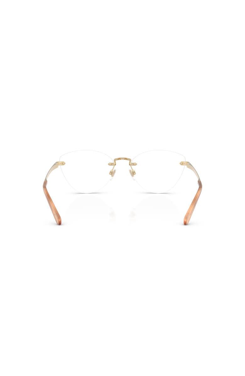 Ralph Lauren 54mm Cat Eye optical glasses, Alternate, color, Gold