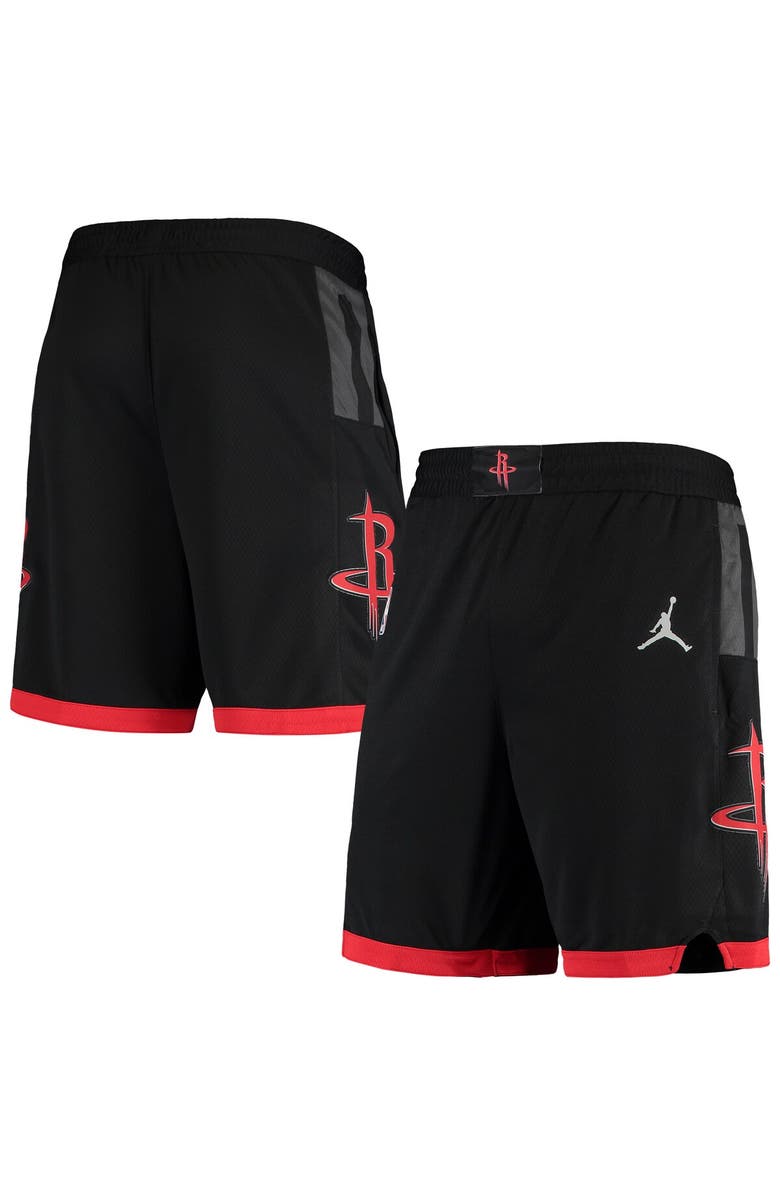 Jordan Brand Men's Jordan Brand Black Houston Rockets Statement Edition Swingman Shorts, Alternate, color, 
