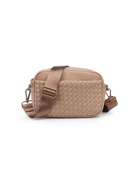 Sol and Selene Inspiration - Woven Neoprene Crossbody Bag in Nude at Nordstrom