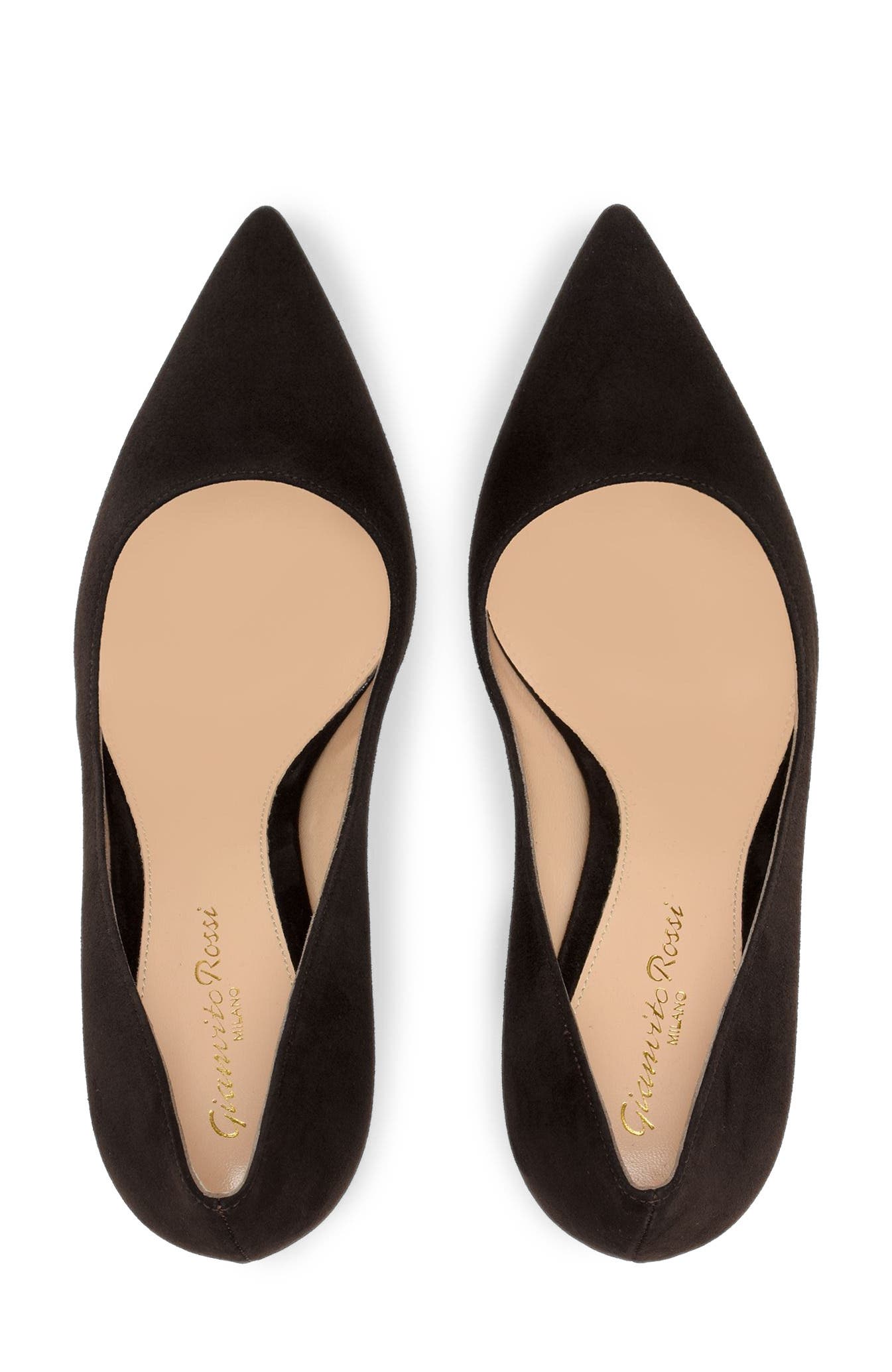 Gianvito 85 Pumps, Alternate, color, Brown Suede Leather