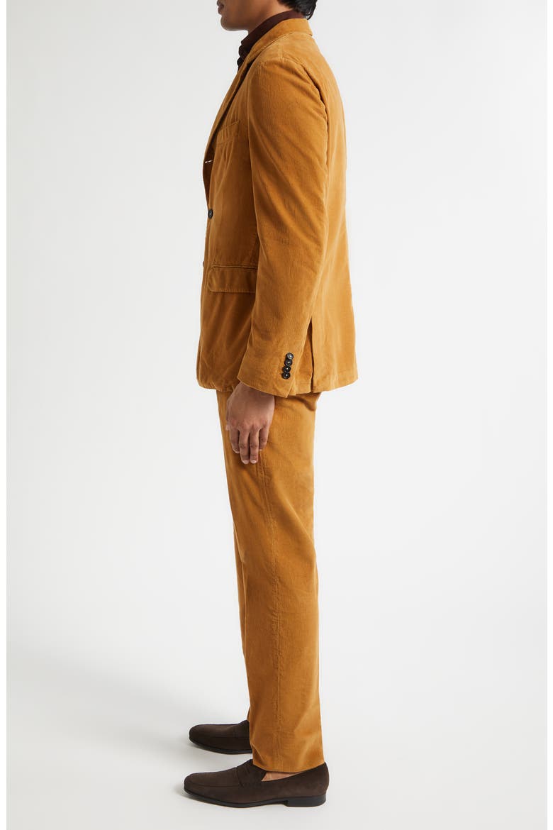 Cotton Corduroy Suit, Alternate, color, BRONZE