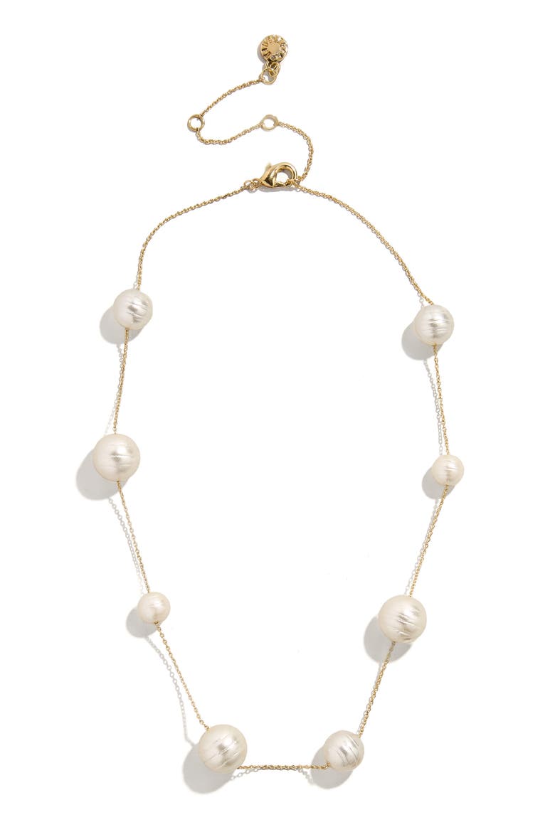 Match with Mama Imitation Pearl Necklace, Alternate, color, PEARL