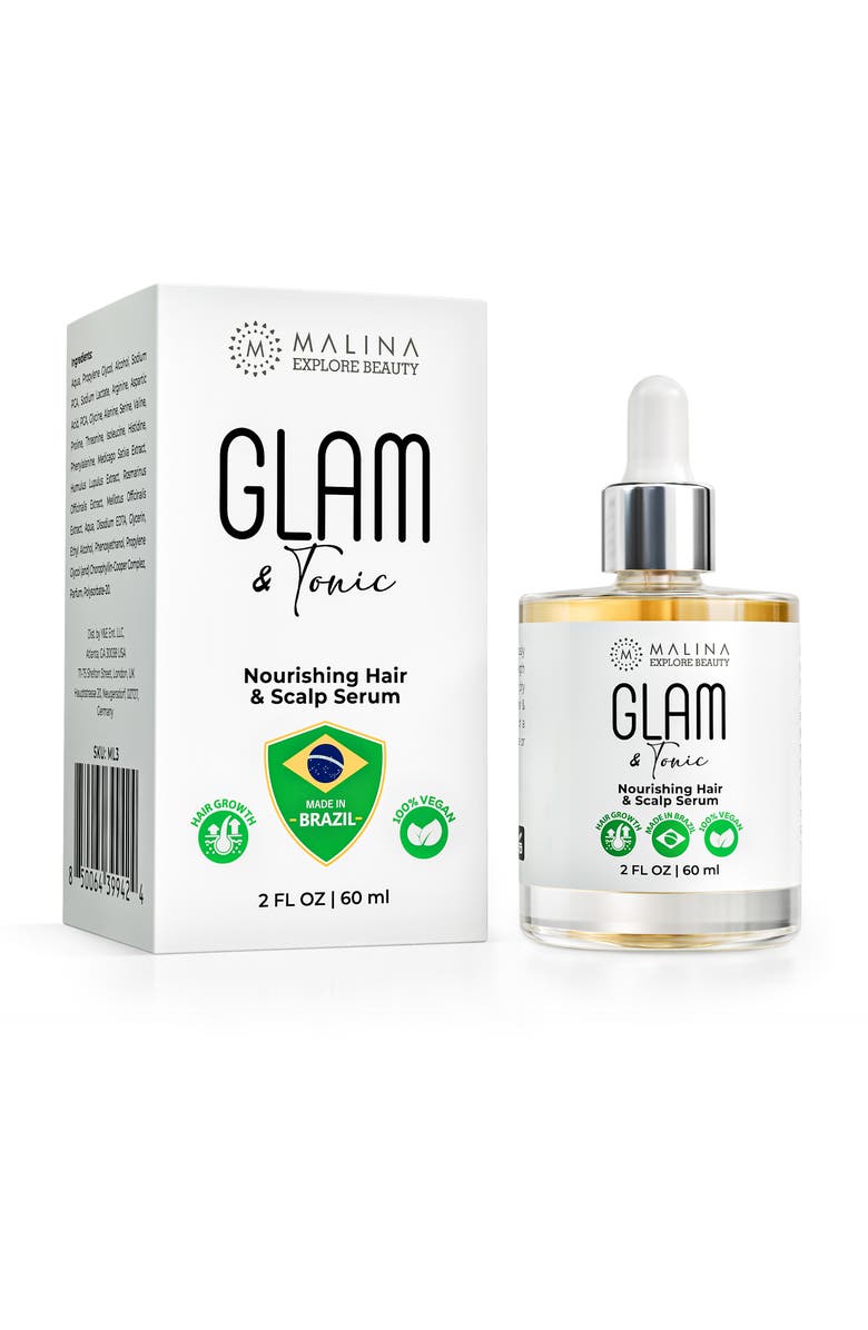 Malina Nourishing Hair & Scalp Serum, Main, color,