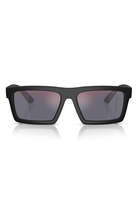 55mm Rectangular Sunglasses
