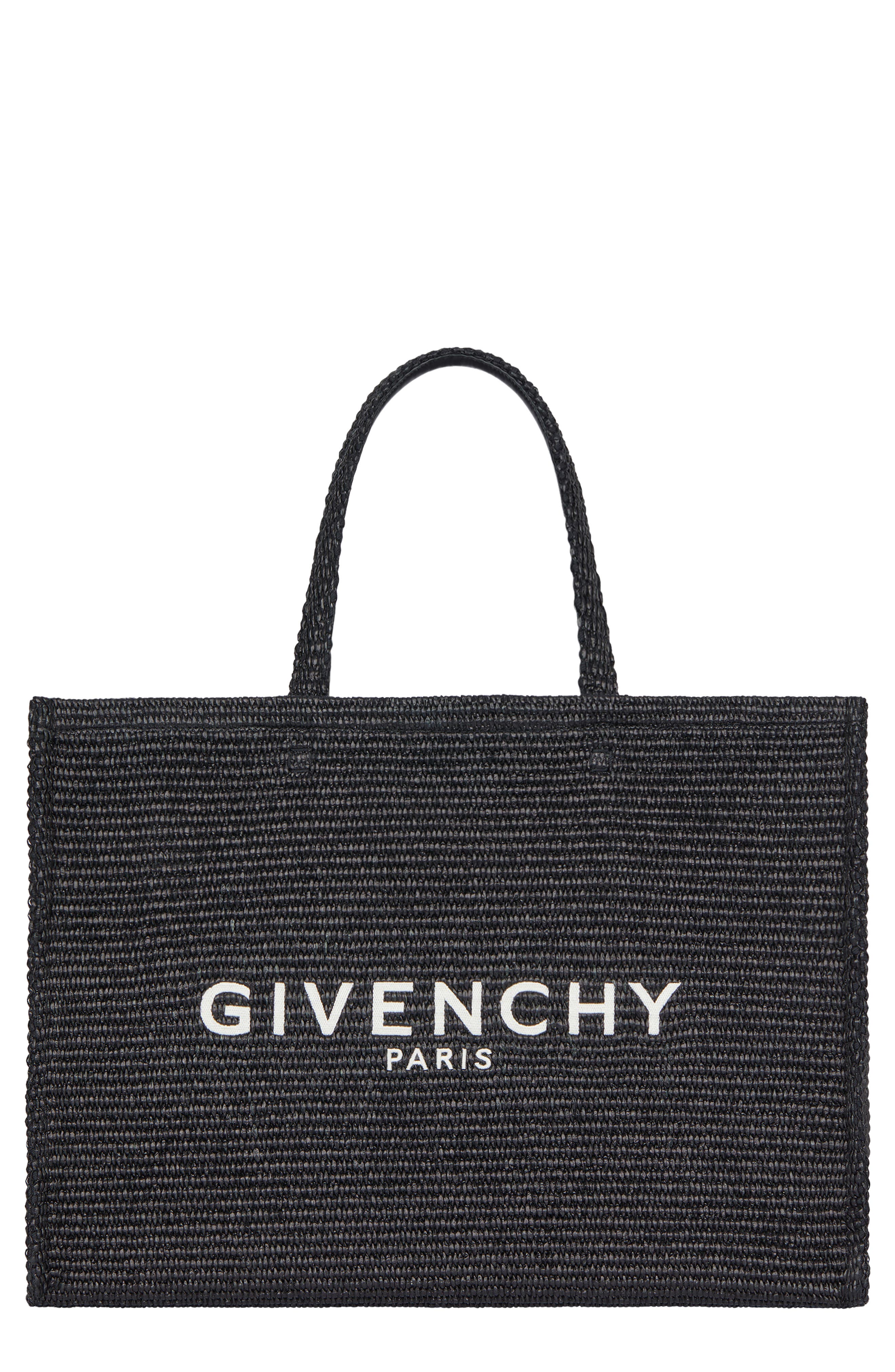 Givenchy Soft Raffia G-Tote, Main, color, 
